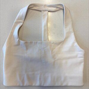 GIRLFRIEND COLLECTIVE Ivory Pamela Halter Bra Women's S NEW